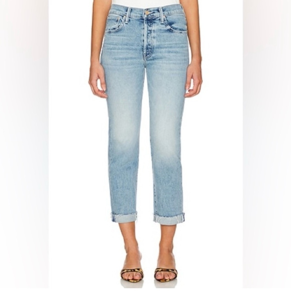 MOTHER the Scrapper Cuff Ankle Fray Size 30